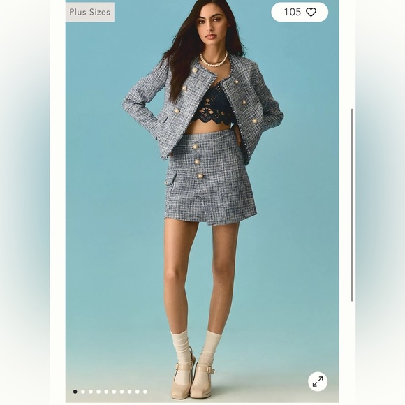 Maeve Tweed Skirt Size 12 - Picture 7 of 14